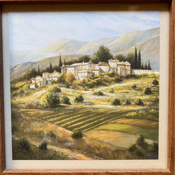 Sonoma Set of 2 Tuscan themed framed pictures - Picture 3 of 8